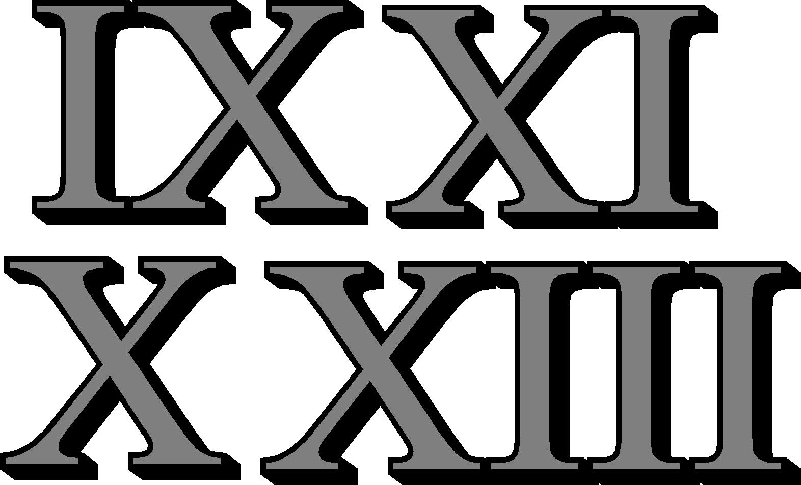 25 Roman Numeral Charts ClipArt Best ClipArt Best