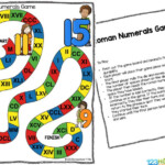 FREE Printable Roman Numerals For Kids Board Game