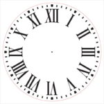 Pin By Bob L On ScanNCut Misc Designs Clock Stencils Roman Numeral