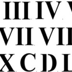 Printable Roman Numerals ClipArt Best