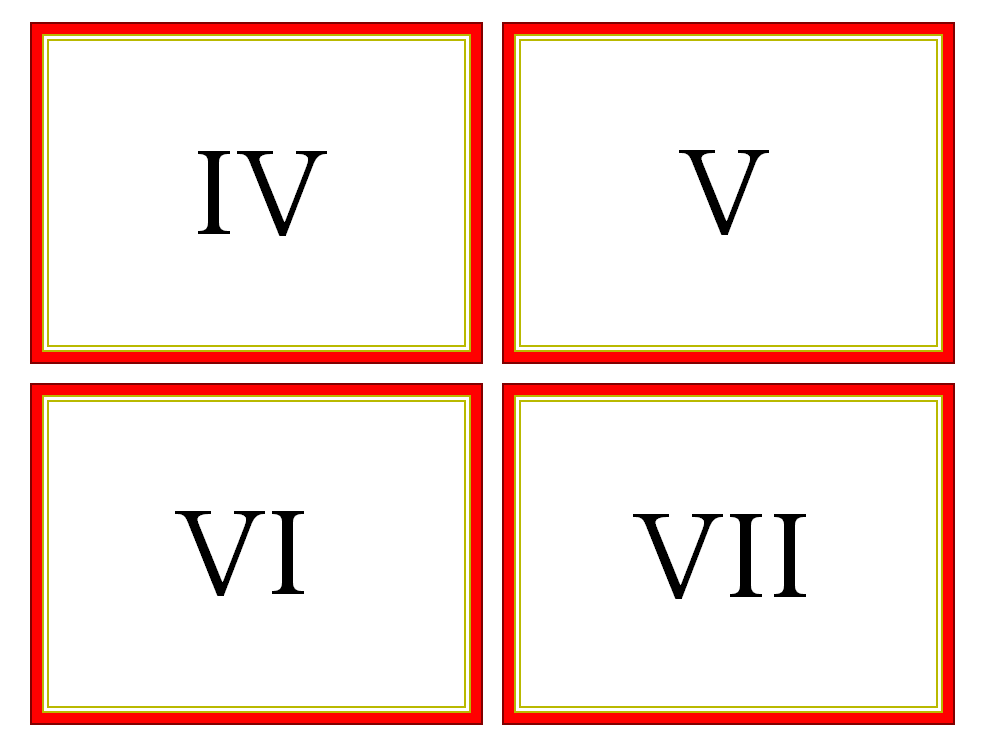 Printable Roman Numerals ClipArt Best