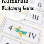 Roman Numerals Printable Memory Game School Time Snippets
