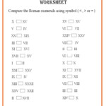 Roman Numerals Worksheets Grade 2 3 4 5 6 Printable PDF