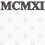 Mcmxi Roman Numerals