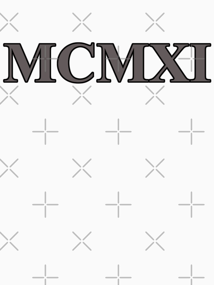 Mcmxi Roman Numerals