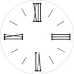 Roman Numeral Stencils For Large 42 Inch Wall Clock Board NOT Etsy